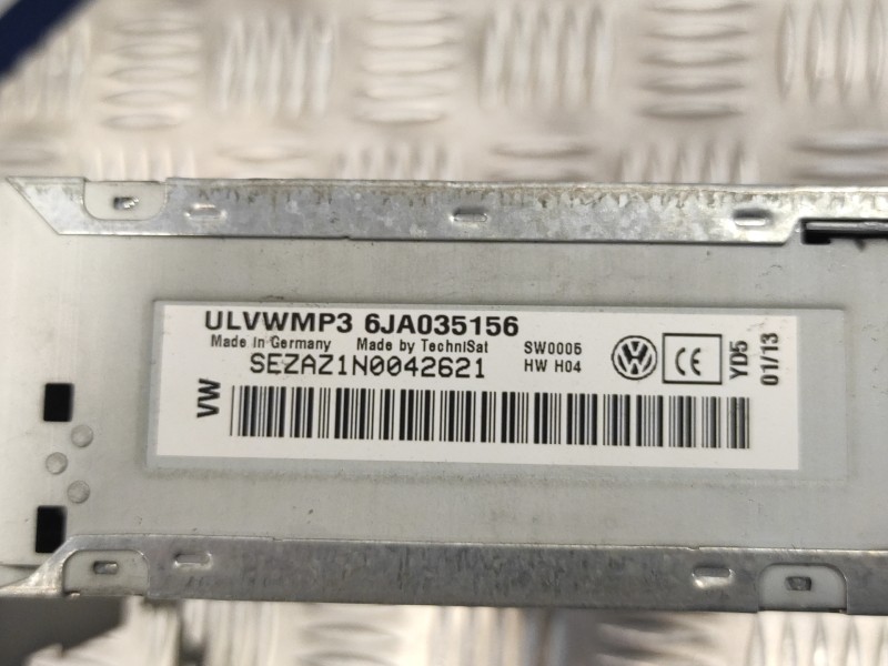 Recambio de sistema audio / radio cd para seat toledo (kg3) 1.6 tdi referencia OEM IAM 6JA035156  
