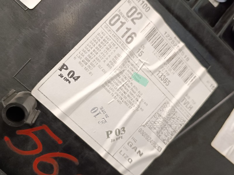 Recambio de guarnecido puerta trasera izquierda para volkswagen passat variant (365) 2.0 tdi dpf referencia OEM IAM 3AF867211  