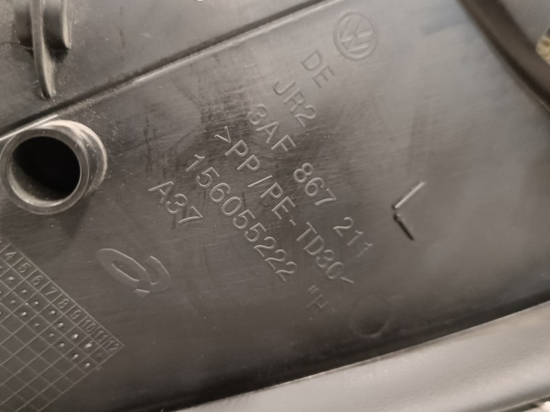 Recambio de guarnecido puerta trasera izquierda para volkswagen passat variant (365) 2.0 tdi dpf referencia OEM IAM 3AF867211  