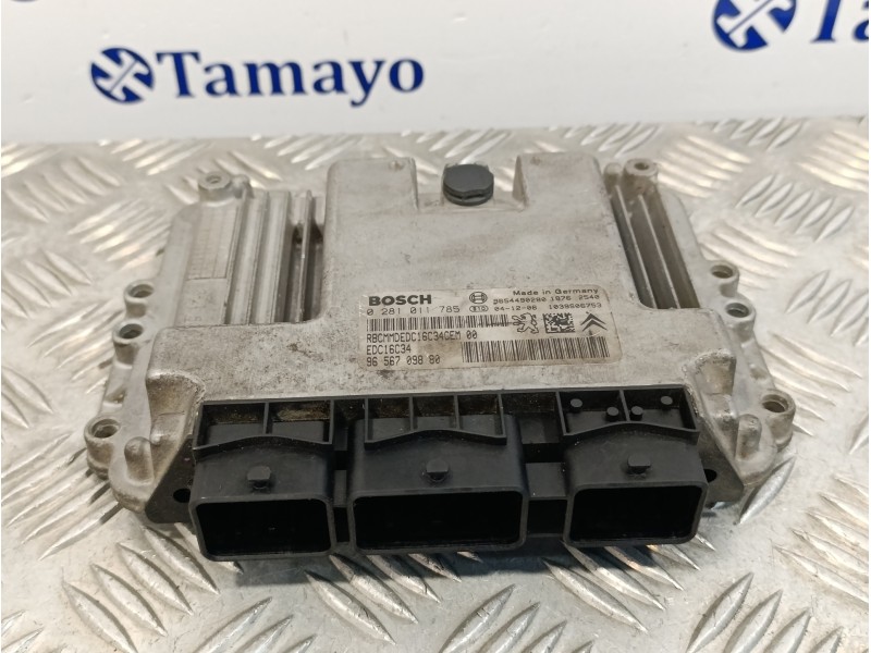 Recambio de centralita motor uce para citroën c3 1.4 hdi referencia OEM IAM 0281011785 EDC16C34 9656709880
