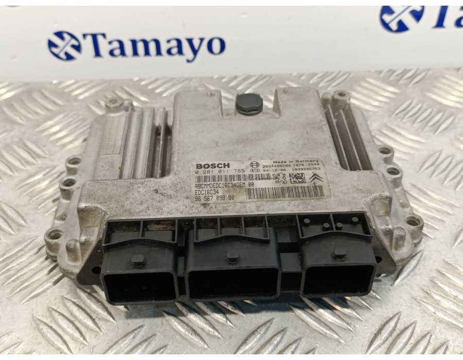 Recambio de centralita motor uce para citroën c3 1.4 hdi referencia OEM IAM 0281011785 EDC16C34 9656709880