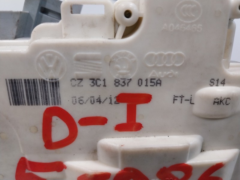 Recambio de cerradura puerta delantera izquierda para volkswagen passat variant (365) 2.0 tdi dpf referencia OEM IAM 3C1837015A 