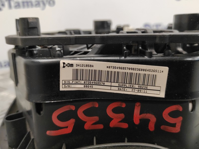Recambio de airbag delantero izquierdo para fiat doblo 1.3 16v jtd cat referencia OEM IAM 07354968570  34121858A