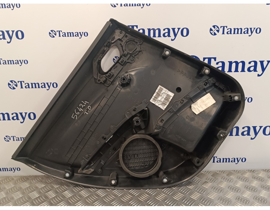 Recambio de guarnecido puerta trasera izquierda para peugeot 208 1.2 12v e-vti referencia OEM IAM 96763547ZD  491100112854