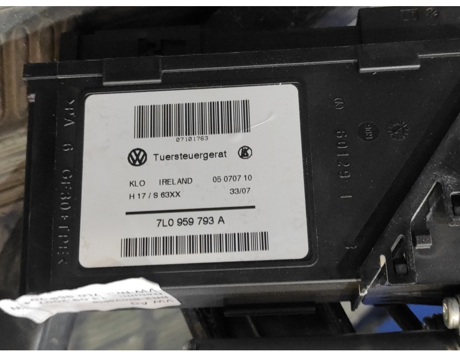 Recambio de elevalunas delantero izquierdo para volkswagen touareg (7l6) 2.5 tdi dpf referencia OEM IAM 7L0959701N 102236XXX 7L0