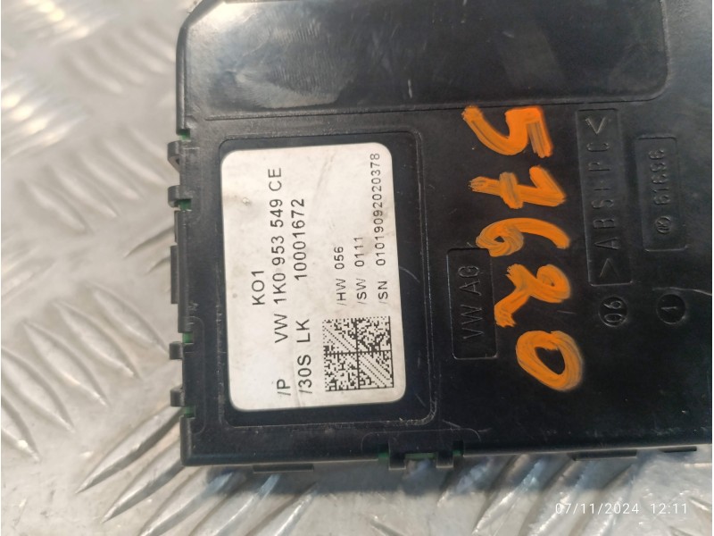 Recambio de modulo electronico para volkswagen golf vi (5k1) 1.6 tdi dpf referencia OEM IAM 1K0953549CE  