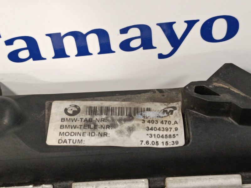 Recambio de radiador agua para bmw x3 (e83) 3.0 turbodiesel referencia OEM IAM 3403470A  3404397
