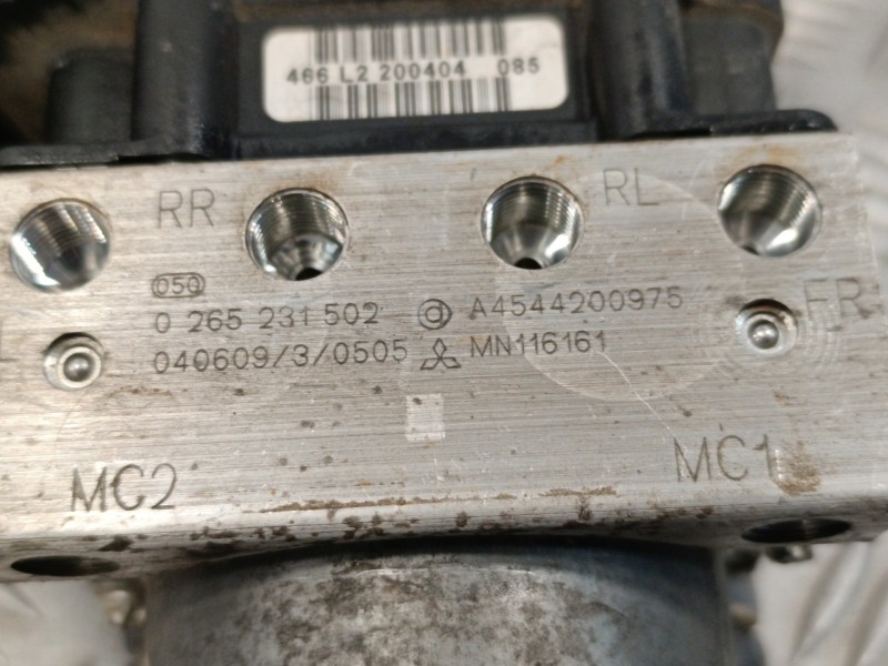 Recambio de abs para mitsubishi colt berlina 5 (z30a) 1.3 atlantis referencia OEM IAM 0265231502 0265800403 A4544200975