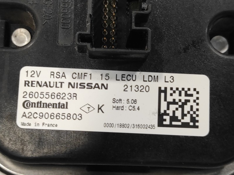 Recambio de centralita faros xenon para renault clio iv referencia OEM IAM 260556623R  A2C90665803