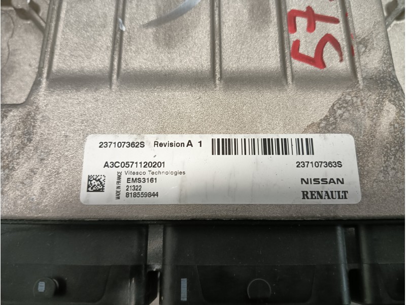 Recambio de centralita motor uce para renault captur ii 1.3 tce referencia OEM IAM 237107362S A3C0571120201 237107363S