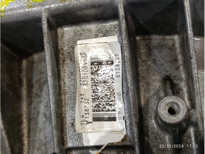 Recambio de caja cambios para nissan juke (f15) referencia OEM IAM TL4143  