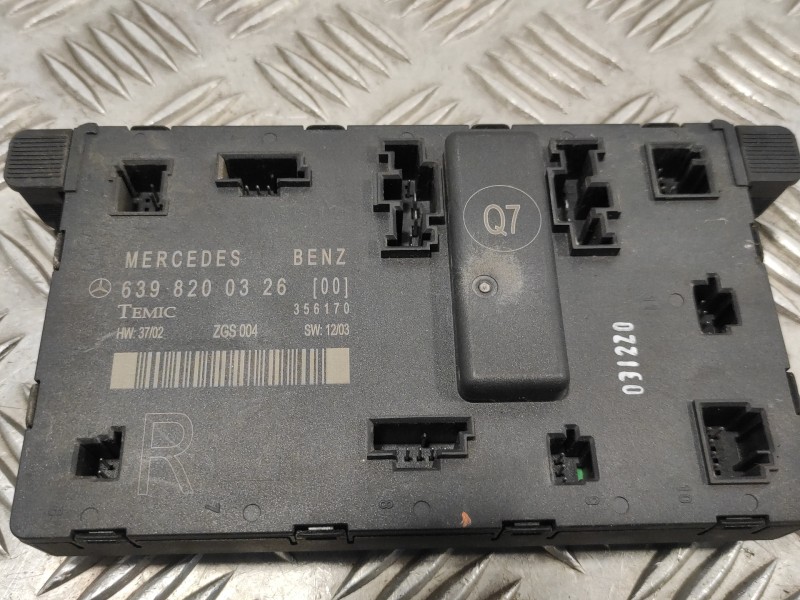 Recambio de modulo electronico para mercedes-benz viano (w639) 2.1 cdi cat referencia OEM IAM 6398200326  639820032600