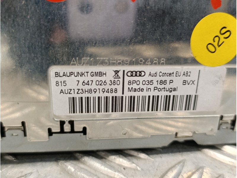 Recambio de sistema audio / radio cd para audi a3 (8p) 2.0 tdi referencia OEM IAM 8P0035186P  7647026380
