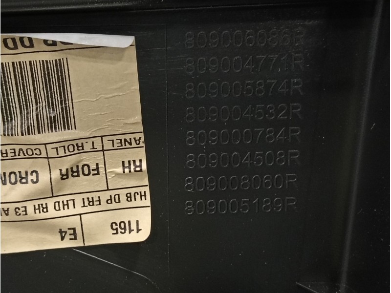 Recambio de guarnecido puerta delantera derecha para renault captur ii 1.3 tce referencia OEM IAM 809008534R  