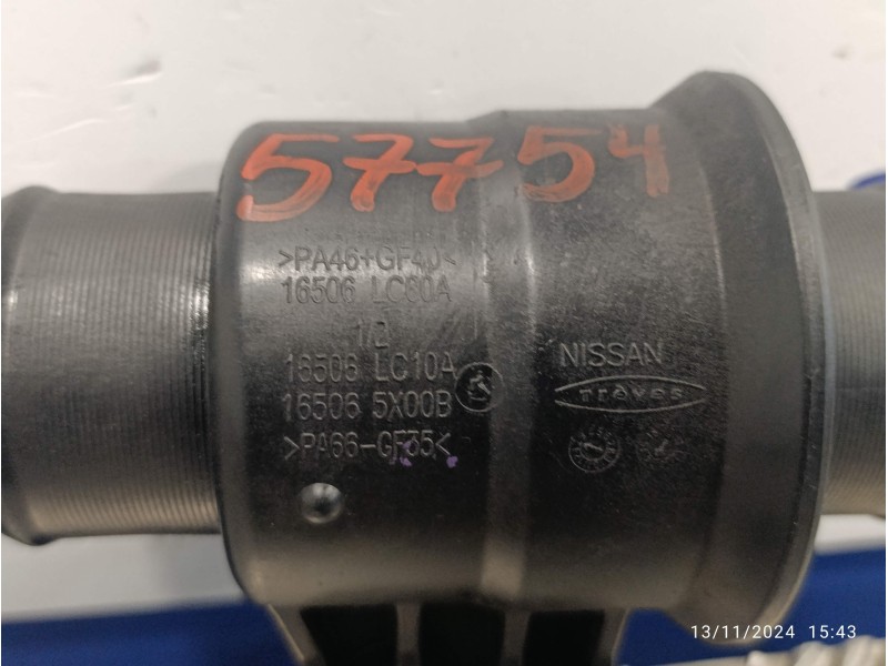 Recambio de tubo para nissan nt400 cabstar (01/20214) referencia OEM IAM 16506LC60A 165065X00B 16506LC10A