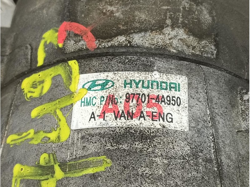 Recambio de compresor aire acondicionado para hyundai h 1 2.5 crdi cat referencia OEM IAM 977014A950  