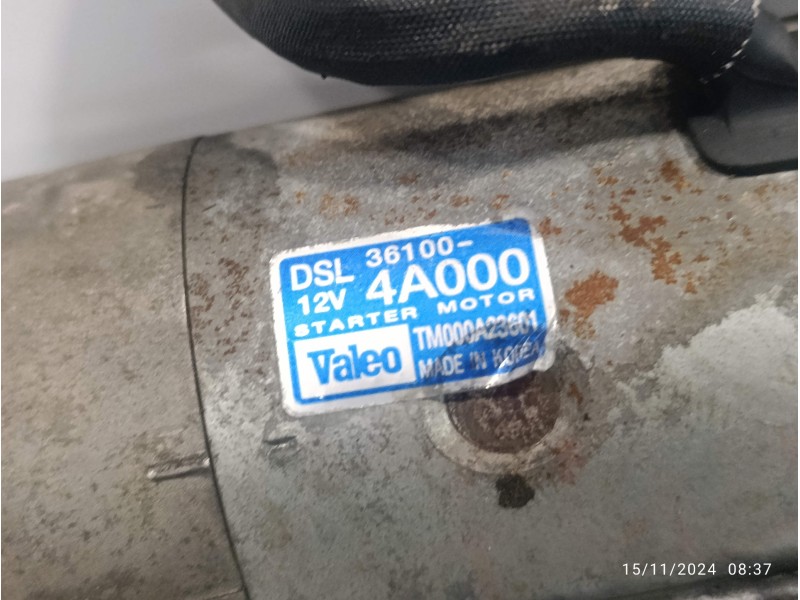 Recambio de motor arranque para hyundai h 1 2.5 crdi cat referencia OEM IAM 361004A000  TM000A23601