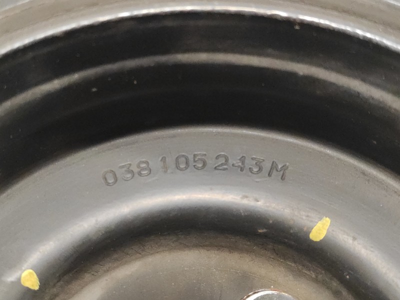Recambio de polea cigueñal para volkswagen t5 transporter (7e) 2.0 tdi referencia OEM IAM 038105243M  