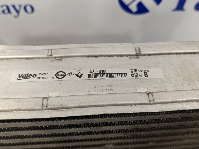 Recambio de intercooler para nissan qashqai (j11) 1.6 dci turbodiesel cat referencia OEM IAM 144614EB0A  T301491