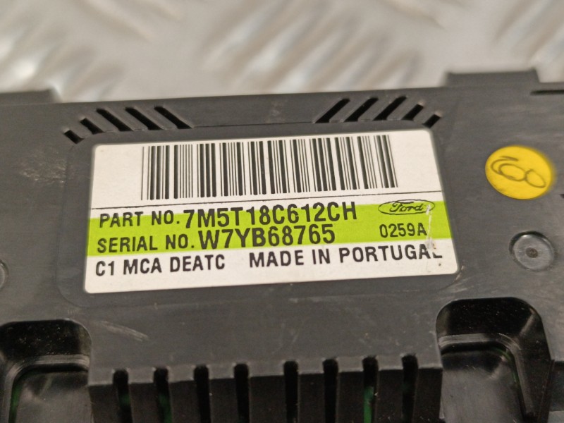Recambio de mando climatizador para ford focus turnier (cb4) 1.6 tdci cat referencia OEM IAM 7M5T18C612CH  
