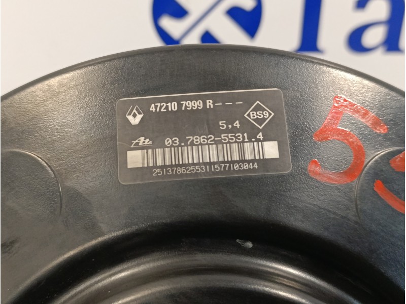 Recambio de servofreno para dacia lodgy 1.2 16v tce cat referencia OEM IAM 472107999R  03786255314