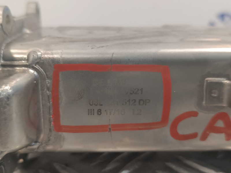 Recambio de enfriador egr para seat ibiza (6j5) 1.6 tdi referencia OEM IAM 03L13151DP  03L131512C