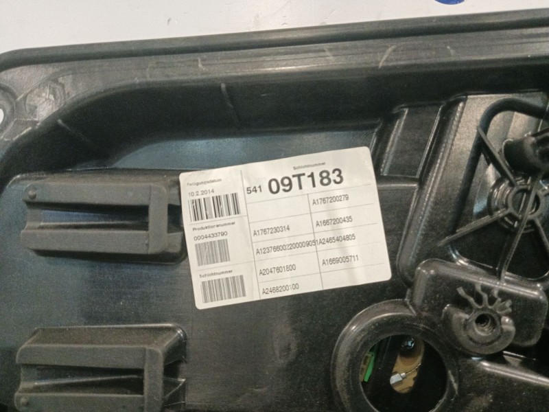 Recambio de elevalunas delantero derecho para mercedes-benz clase a (w176) referencia OEM IAM A1767230314  