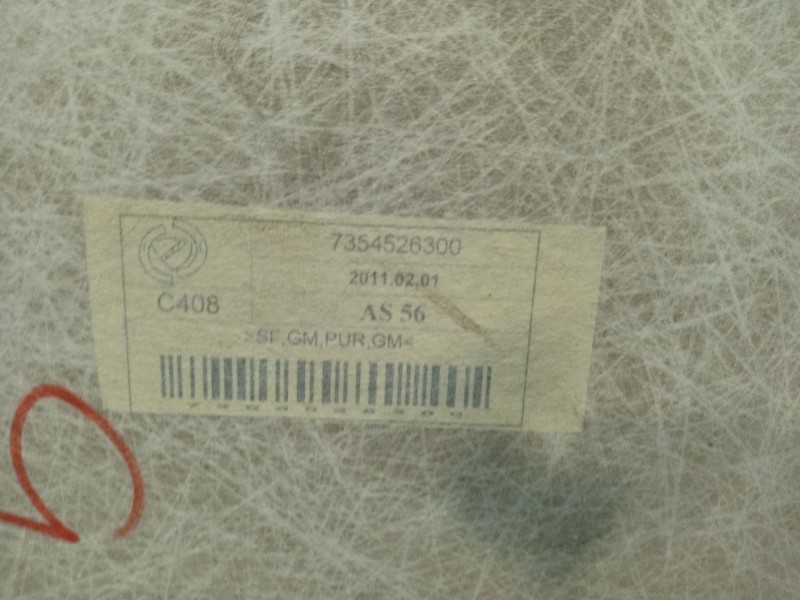 Recambio de techo interior para fiat 500 (312) 500 referencia OEM IAM   