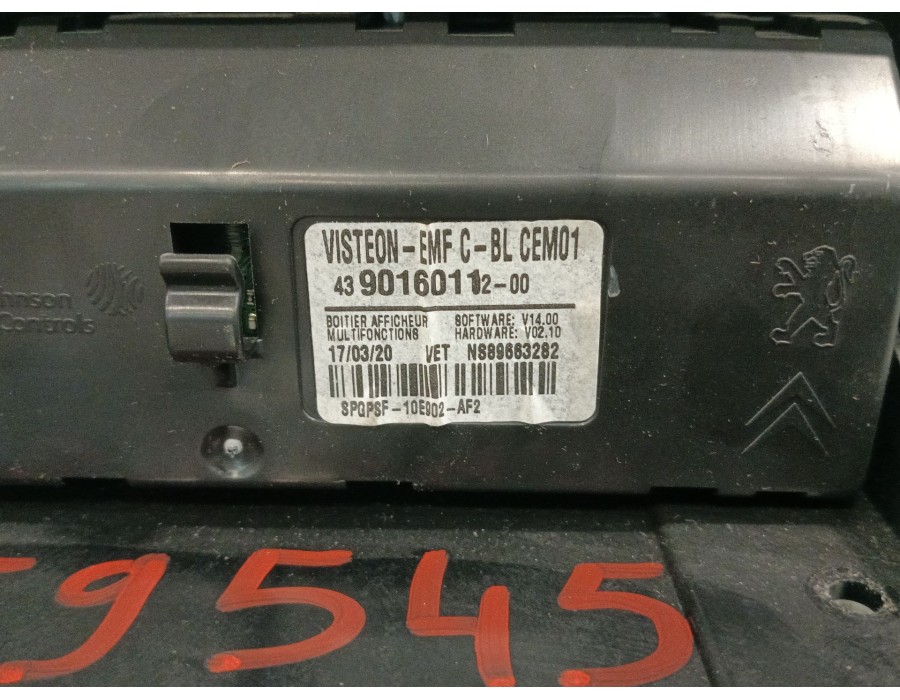 Recambio de sistema audio / radio cd para opel combo furgoneta/monovolumen (k9) 1.5 d referencia OEM IAM 98350483ZD  