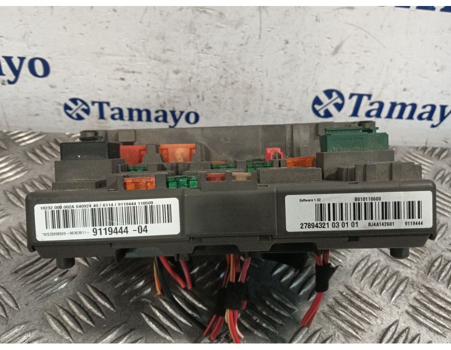 Recambio de caja reles / fusibles para bmw serie 1 berlina (e81/e87) 2.0 cat referencia OEM IAM 911944404  