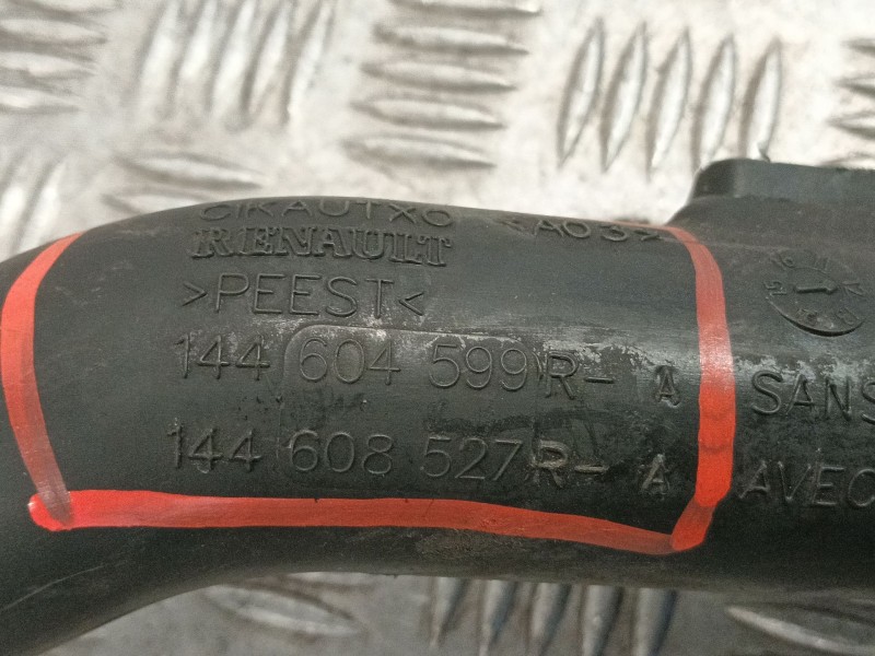 Recambio de tubo para renault captur i (j5_, h5_) 1.5 dci 90 referencia OEM IAM 144604599R  144608527R