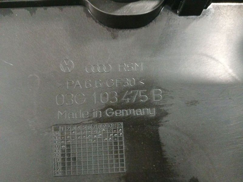 Recambio de tapa balancines para audi a4 b7 avant (8ed) 2.0 tdi 16v referencia OEM IAM 03G103475B  