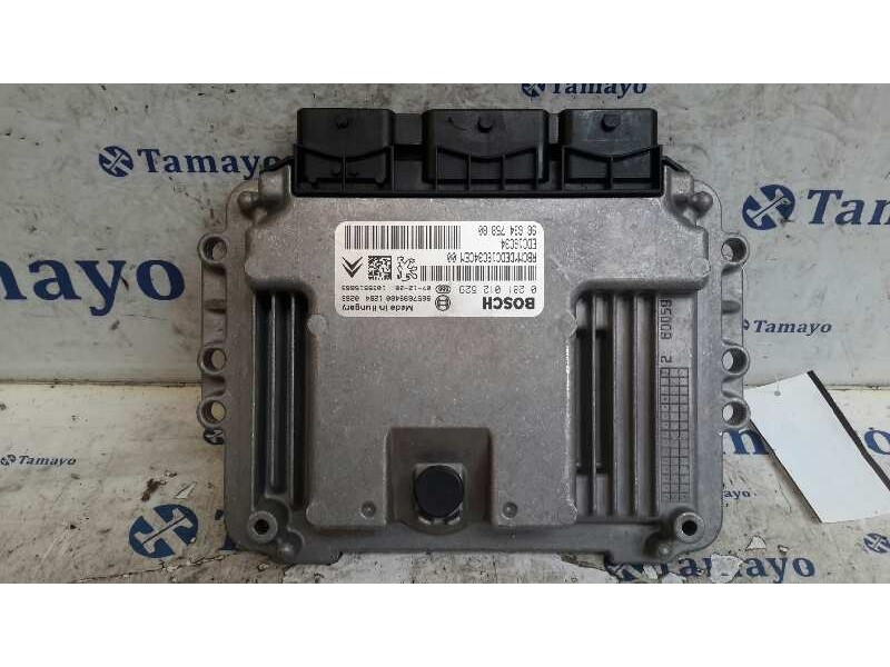 Recambio de centralita motor uce para citroën c3 1.4 hdi referencia OEM IAM 0281012529 EDC16C34 9663475880
