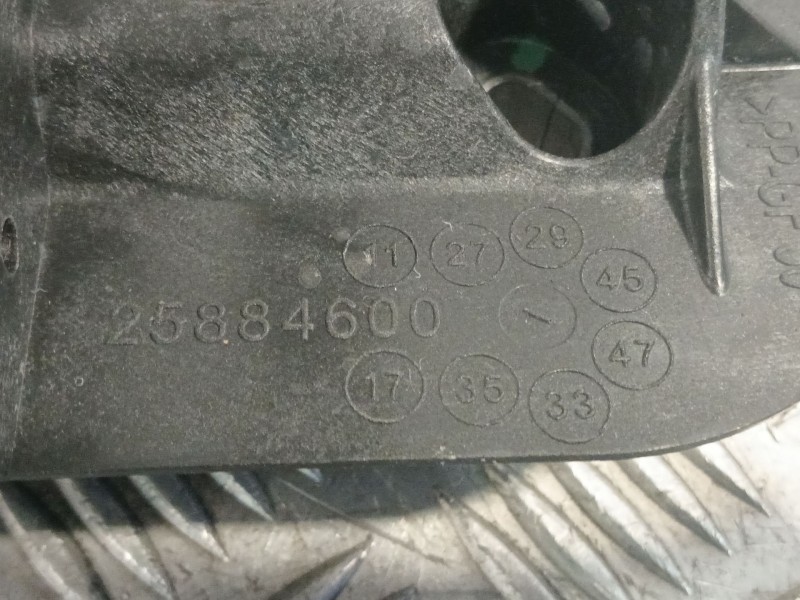 Recambio de pedal embrague para fiat 500 (312) 500 referencia OEM IAM 25884600  