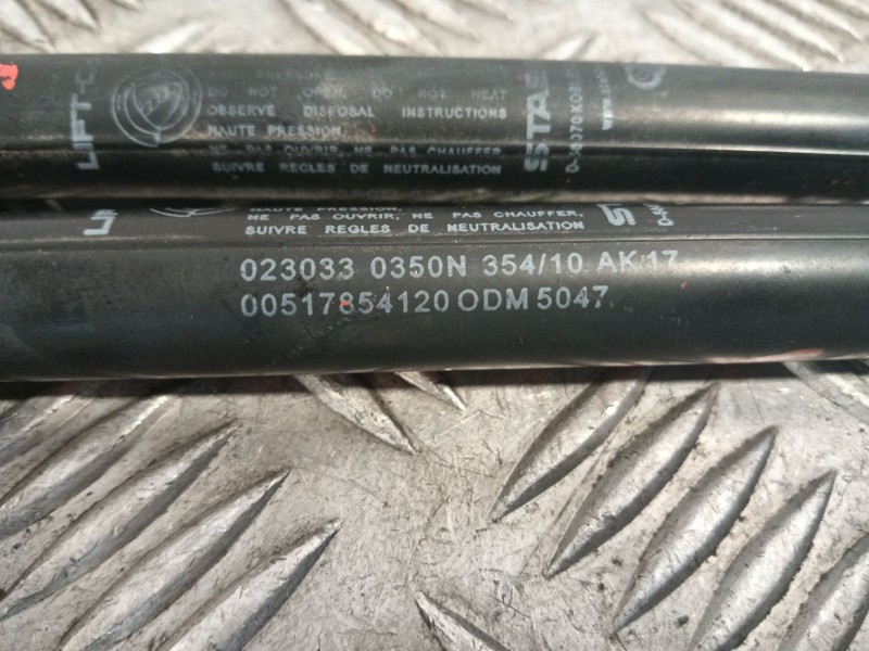 Recambio de amortiguadores maletero / porton para fiat 500 (312) 500 referencia OEM IAM 0230330350N  