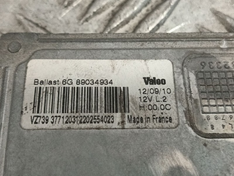Recambio de centralita faros xenon para renault scenic iii gran scenic referencia OEM IAM 89034934  