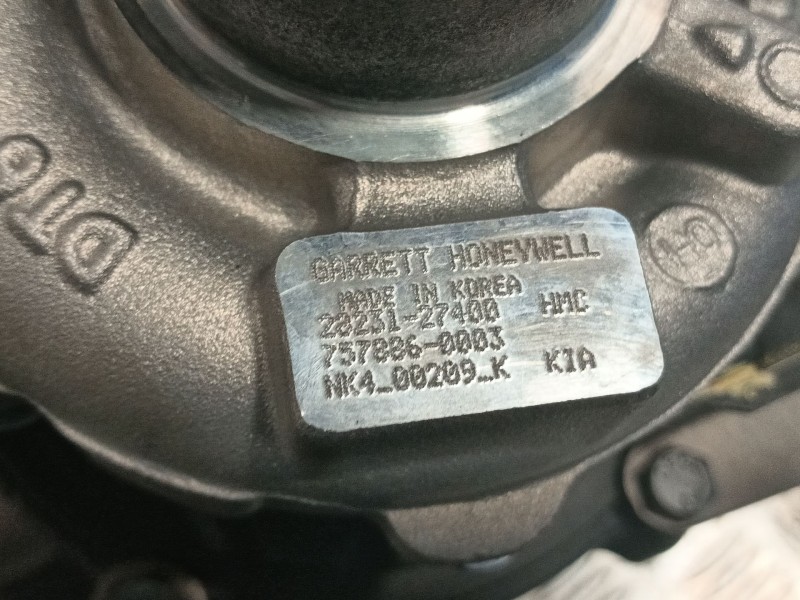 Recambio de turbocompresor para kia sportage referencia OEM IAM 757886  