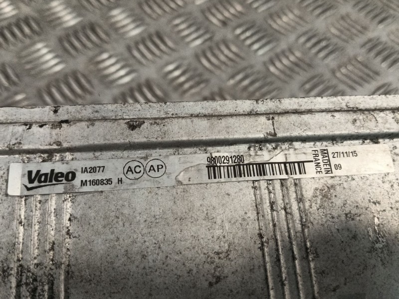 Recambio de intercooler para citroën c4 lim. referencia OEM IAM 9800291280  