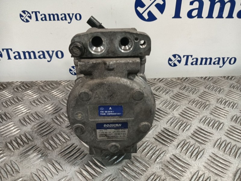 Recambio de compresor aire acondicionado para ssangyong rodius referencia OEM IAM 6652300011 180500390 