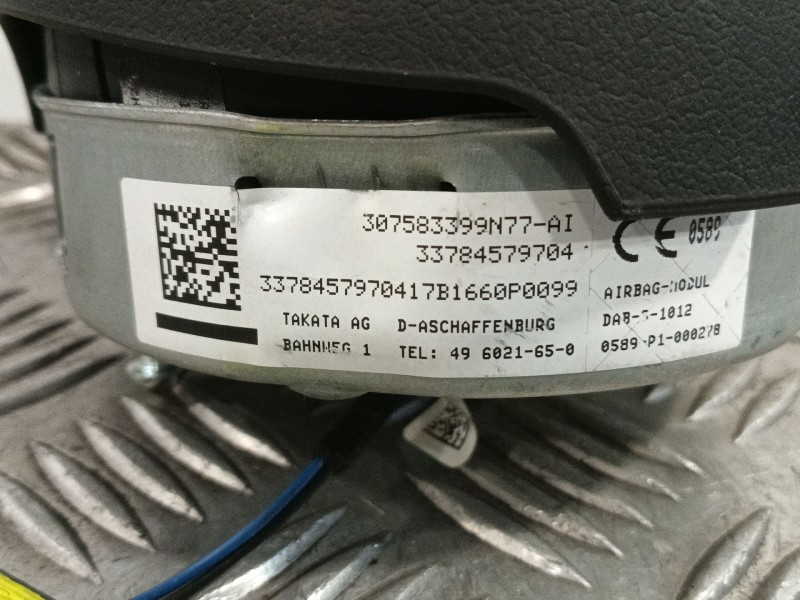 Recambio de airbag delantero izquierdo para bmw 1 (f21) 118 d referencia OEM IAM 307583399N77 307583399N77AI 0589P1000278