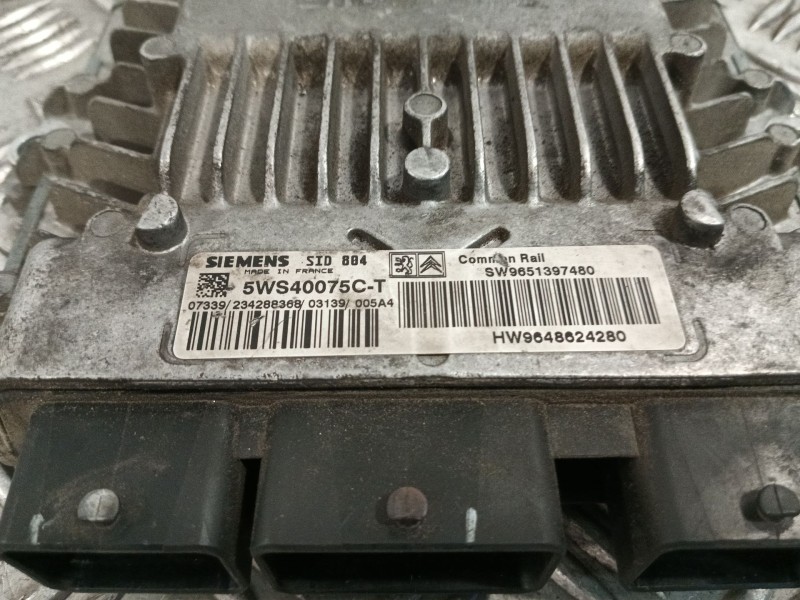 Recambio de centralita motor uce para citroën c2 (jm_) 1.4 hdi referencia OEM IAM 5WS40075CT  