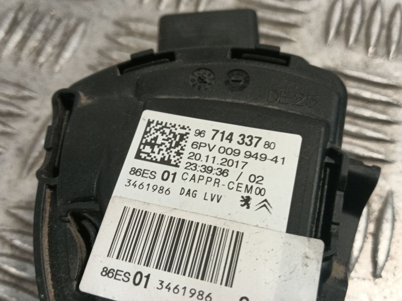 Recambio de pedal acelerador para peugeot 2008 (--.2013) 1.2 12v e-thp referencia OEM IAM 6PV00994941 9671433780 