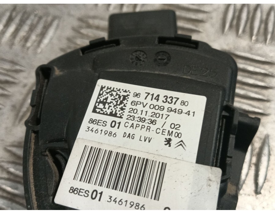 Recambio de pedal acelerador para peugeot 2008 (--.2013) 1.2 12v e-thp referencia OEM IAM 6PV00994941 9671433780 