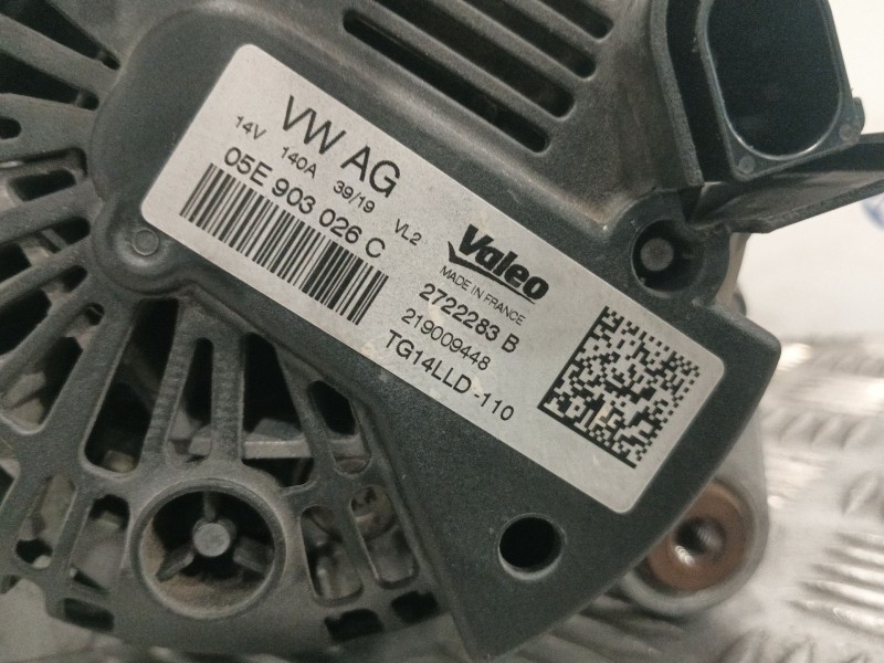 Recambio de alternador para seat arona (kj7, kjp) 1.0 tsi referencia OEM IAM 05E903026C 2722283B 