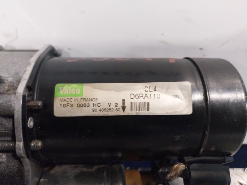 Recambio de motor arranque para citroën c2 (jm_) 1.4 hdi referencia OEM IAM D6RA110 9640825280 