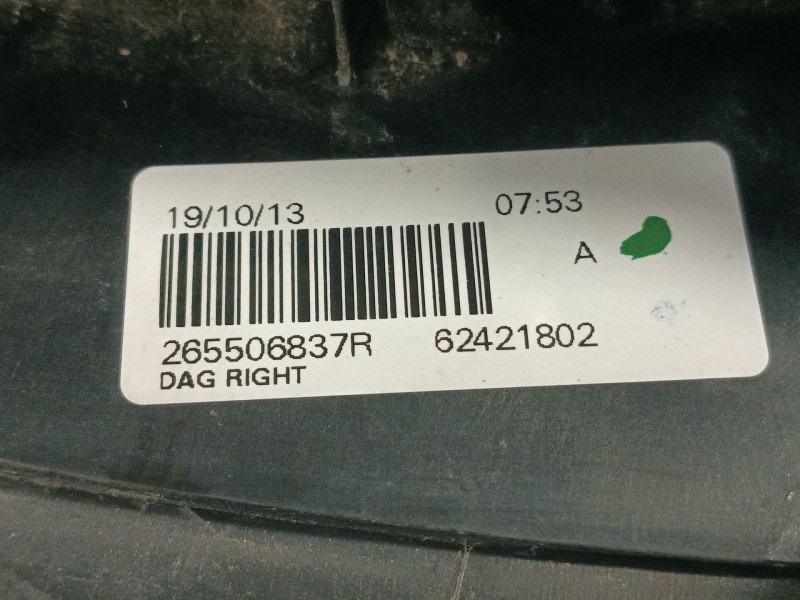 Recambio de piloto trasero derecho para dacia duster (hs_) 1.5 dci referencia OEM IAM 265506837R  