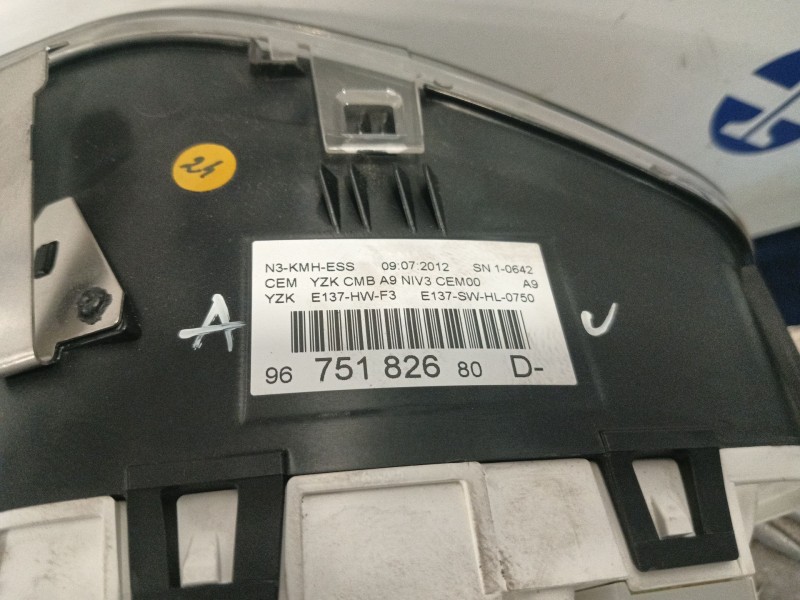 Recambio de cuadro instrumentos para peugeot 208 i (ca_, cc_) 1.6 referencia OEM IAM 9678558780  