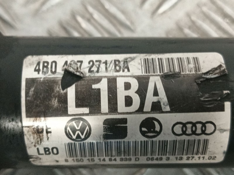 Recambio de transmision delantera izquierda para audi a6 c5 (4b2, 4b4) 1.9 tdi referencia OEM IAM 4B0407271BA  