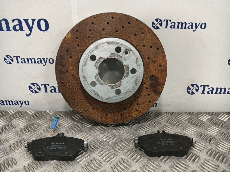 Recambio de disco freno delantero derecho para mercedes-benz clase a (w176) 1.6 cat referencia OEM IAM   