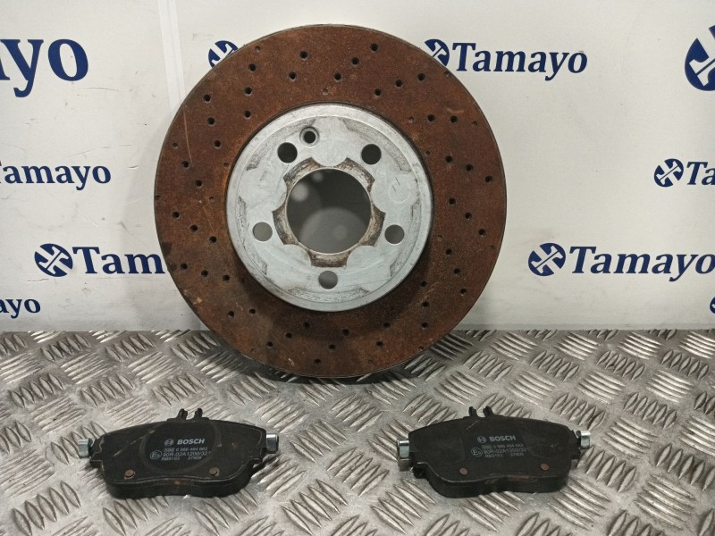 Recambio de disco freno delantero izquierdo para mercedes-benz clase a (w176) 1.6 cat referencia OEM IAM   